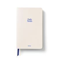 soft PU cover lined ivory notebook A5