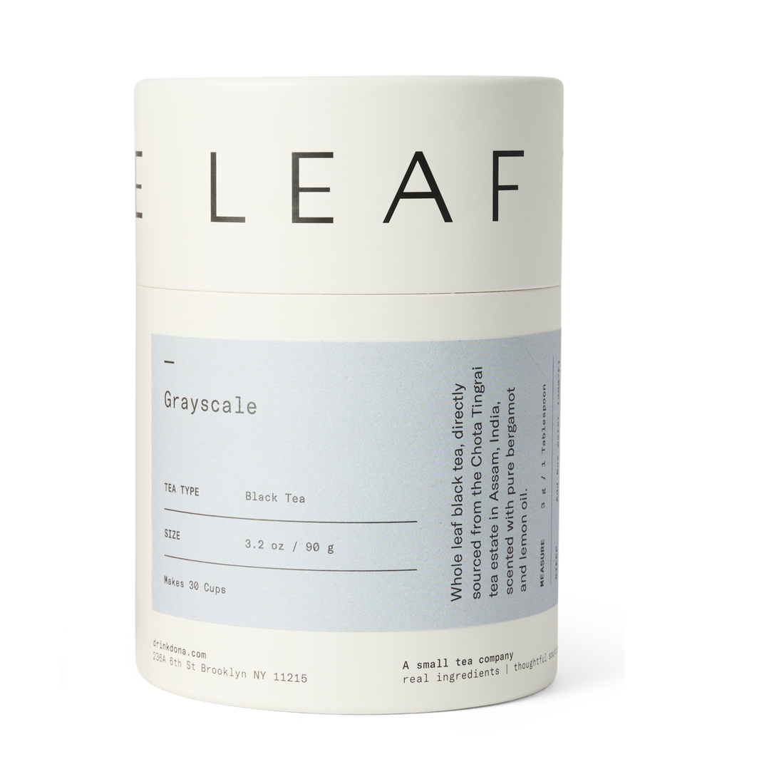 Loose Leaf Black Tea - Grayscale