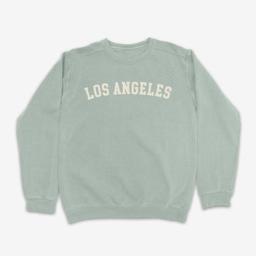 Los Angeles Vintage Washed Crewneck - Sage
