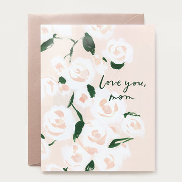 Love You Mom Roses Card