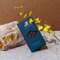 milk chocolate bar with ginger sesame and buckwheat