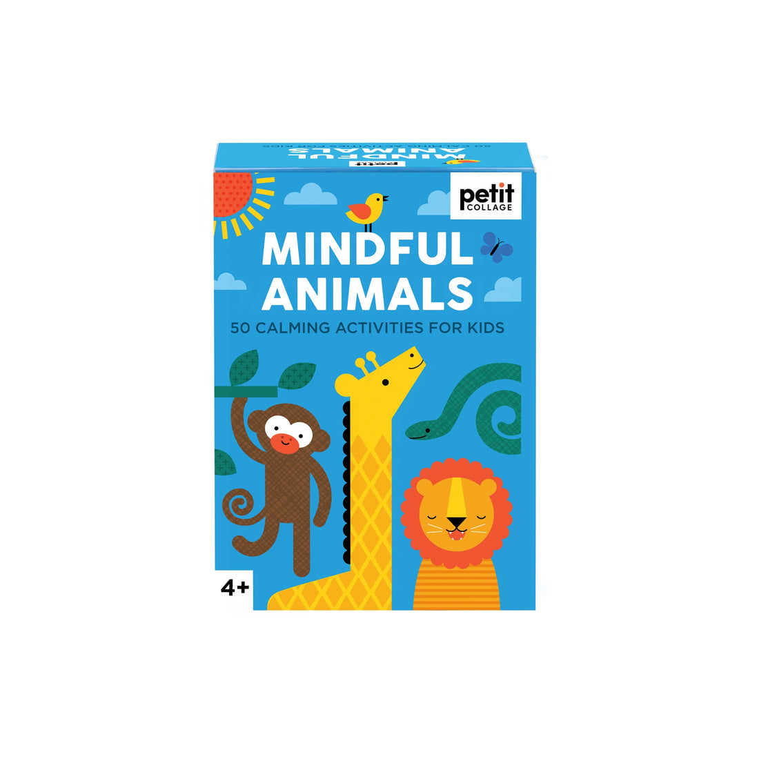 Box of 'Mindful Animals' activity set for kids calming activities 