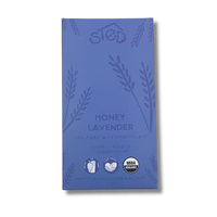 mini honey lavender flavored chocolate bar