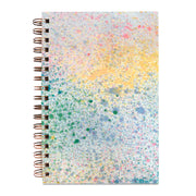 notebook with hand painted covers