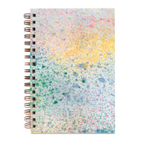 notebook with hand painted covers