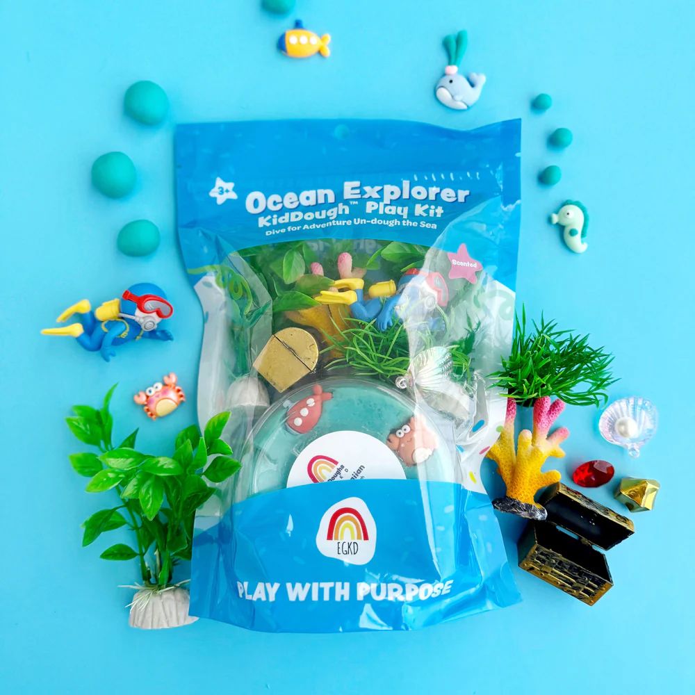 ocean explorer kid dough play dough non-toxic kit