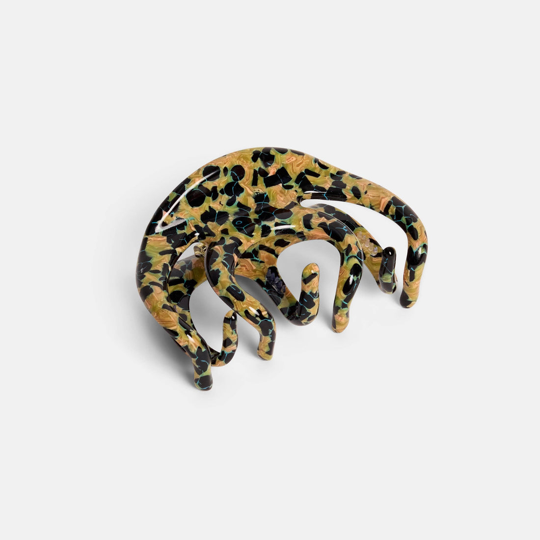 multi colored hair claw 