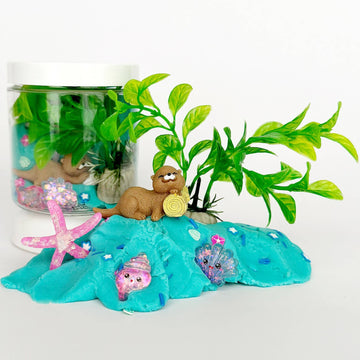 otter themed kiddough play dough kit 