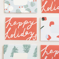 Happy Holidays Eucalyptus Card