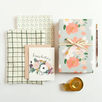 Coral Blooms Gift Wrap Roll