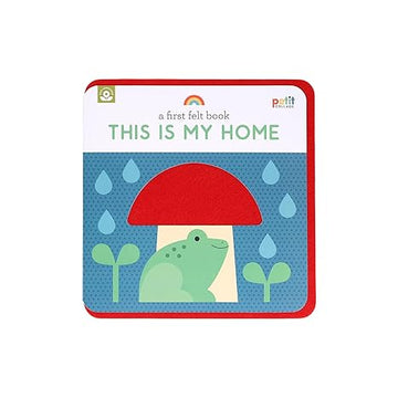 Felt book for babies about homes