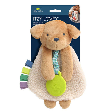 plush puppy silicone teether toy for babies