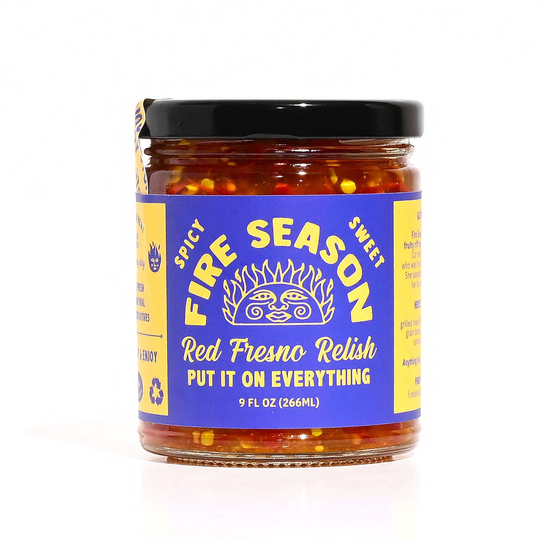 Jar of Fire Season red fresno relish 