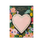 50 sheets of heart shaped sticky notes