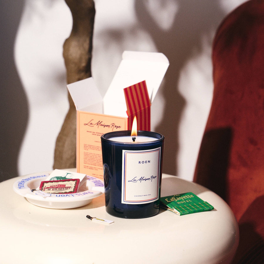 la maison rose roen candle