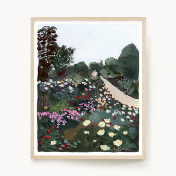 Framed 11x14 Rose Garden Print