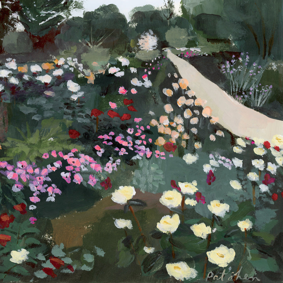 Framed 11x14 Rose Garden Print