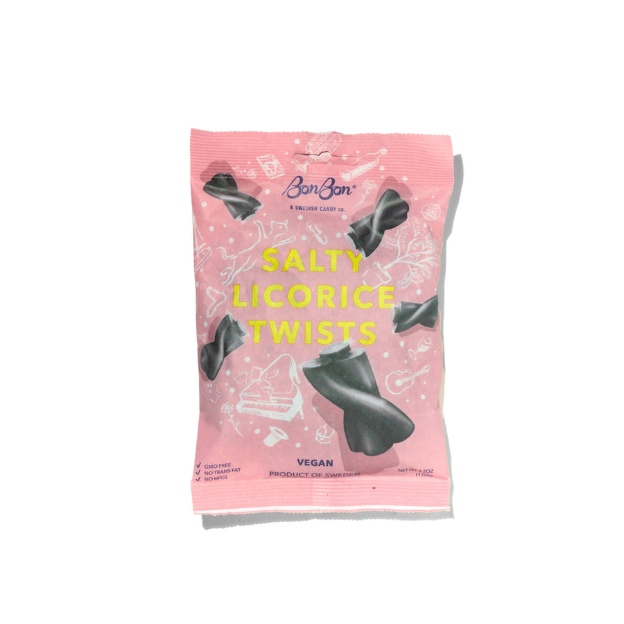 salty licorice twists Swedish candy