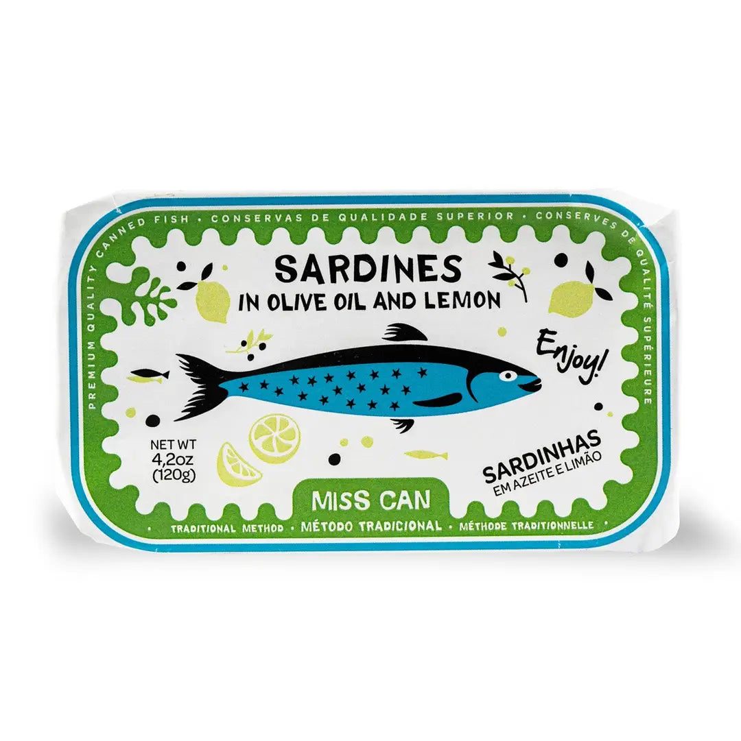 Sardines in olive oil and lemon from Portugal 