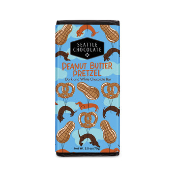 Seattle Chocolate Truffle Bar in the flavor peanut butter pretzel