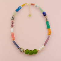 colorful beaded necklace