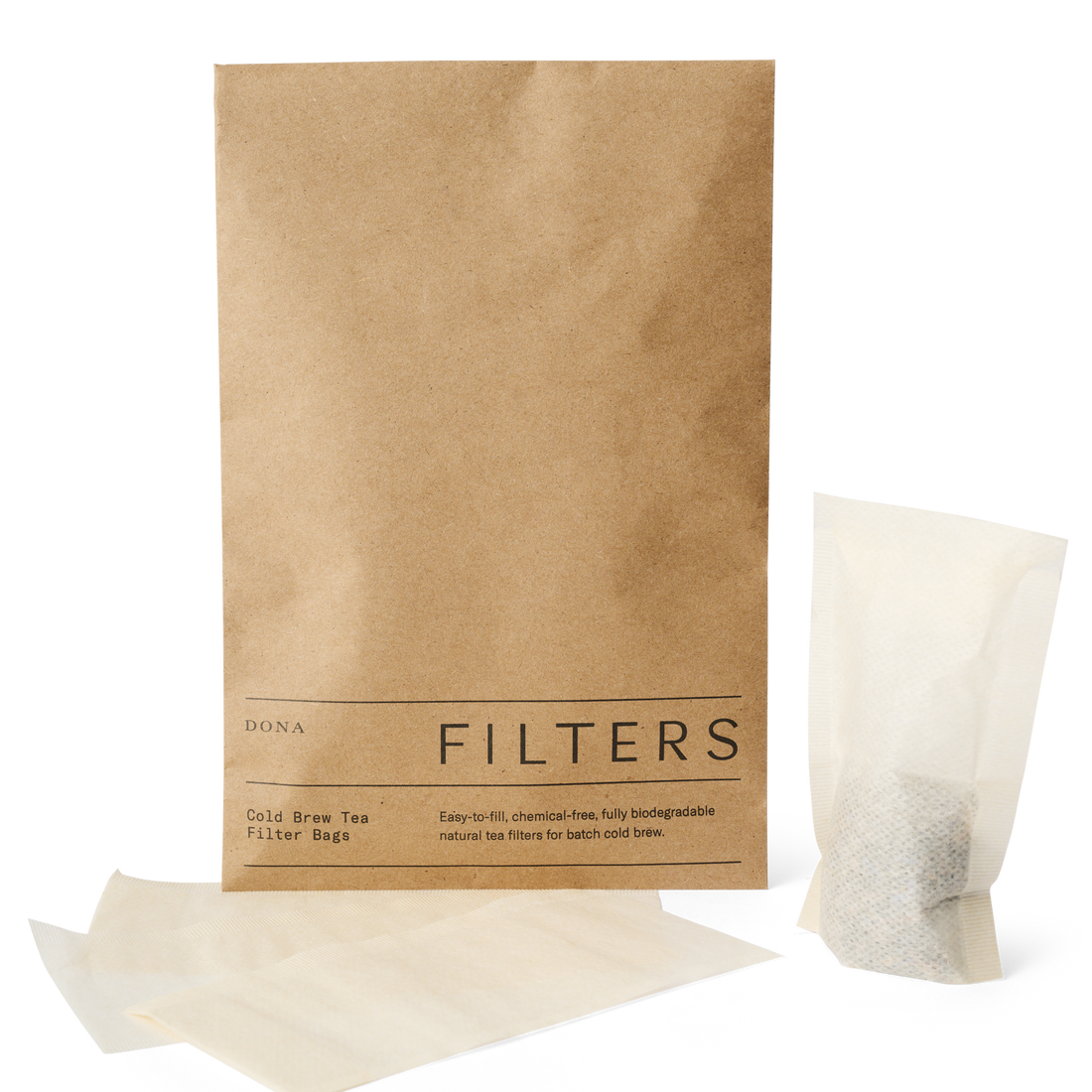 natural biodegradable single serve tea filters 