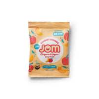 sour juicy peach swedish gummies organic, vegan, gluten free