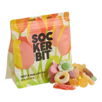 Sweet and sour swedish candy sockerbit spring gummy themed 