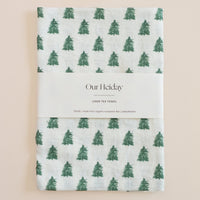 holiday linen tea towels our heiday spruce