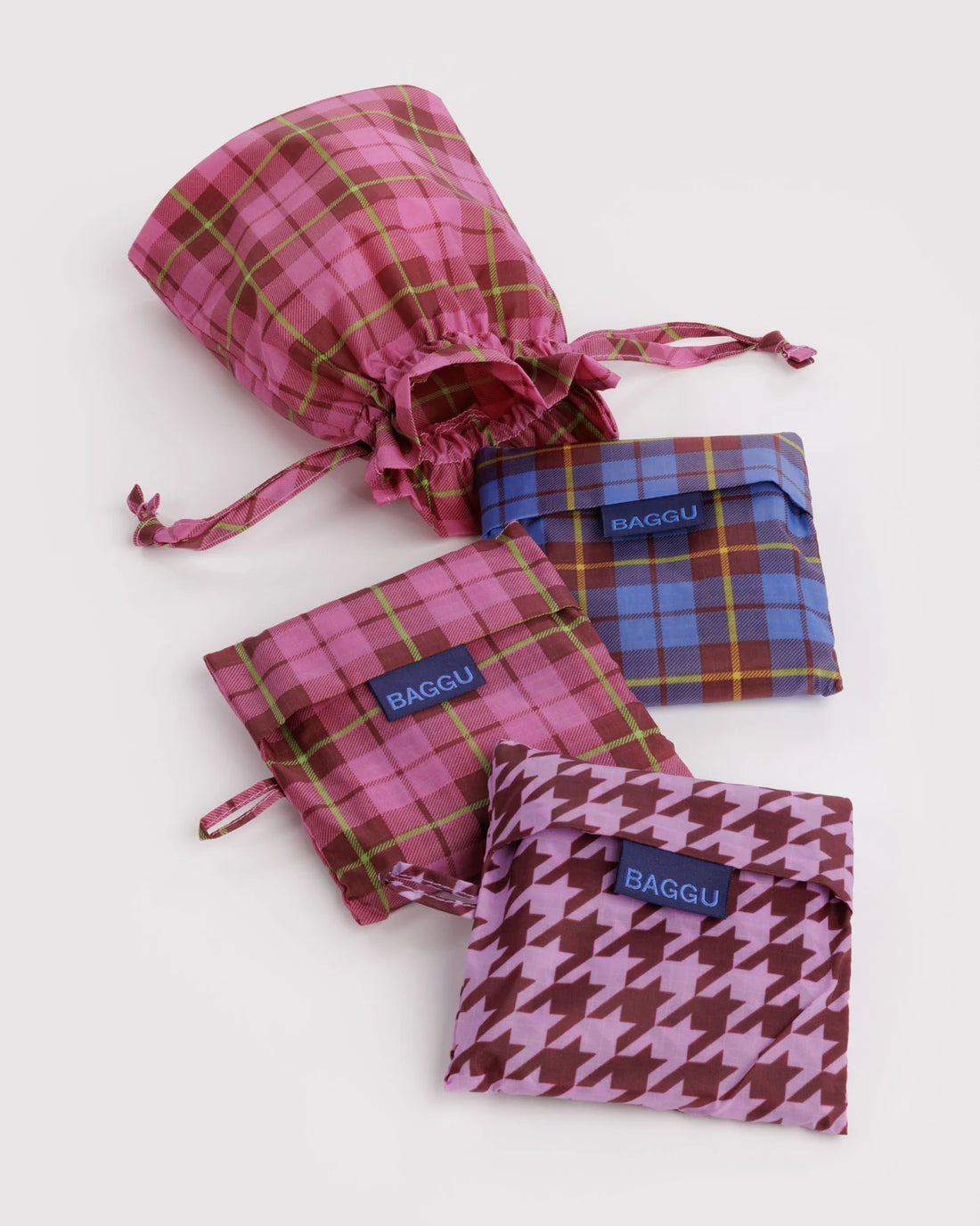 Check Mix Standard Baggu (Set of 3)