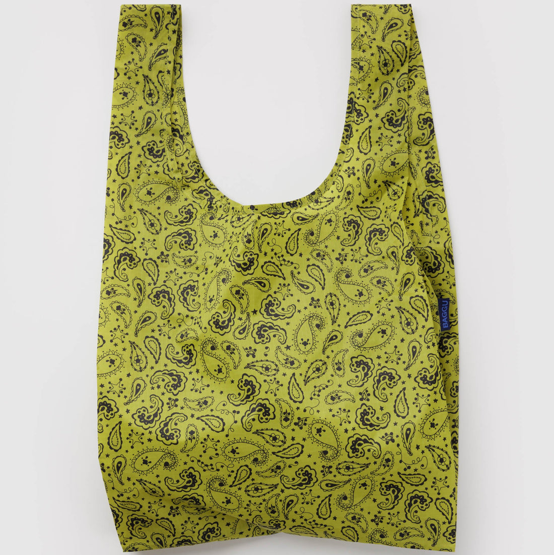 Standard Baggu - Chartreuse Paisley