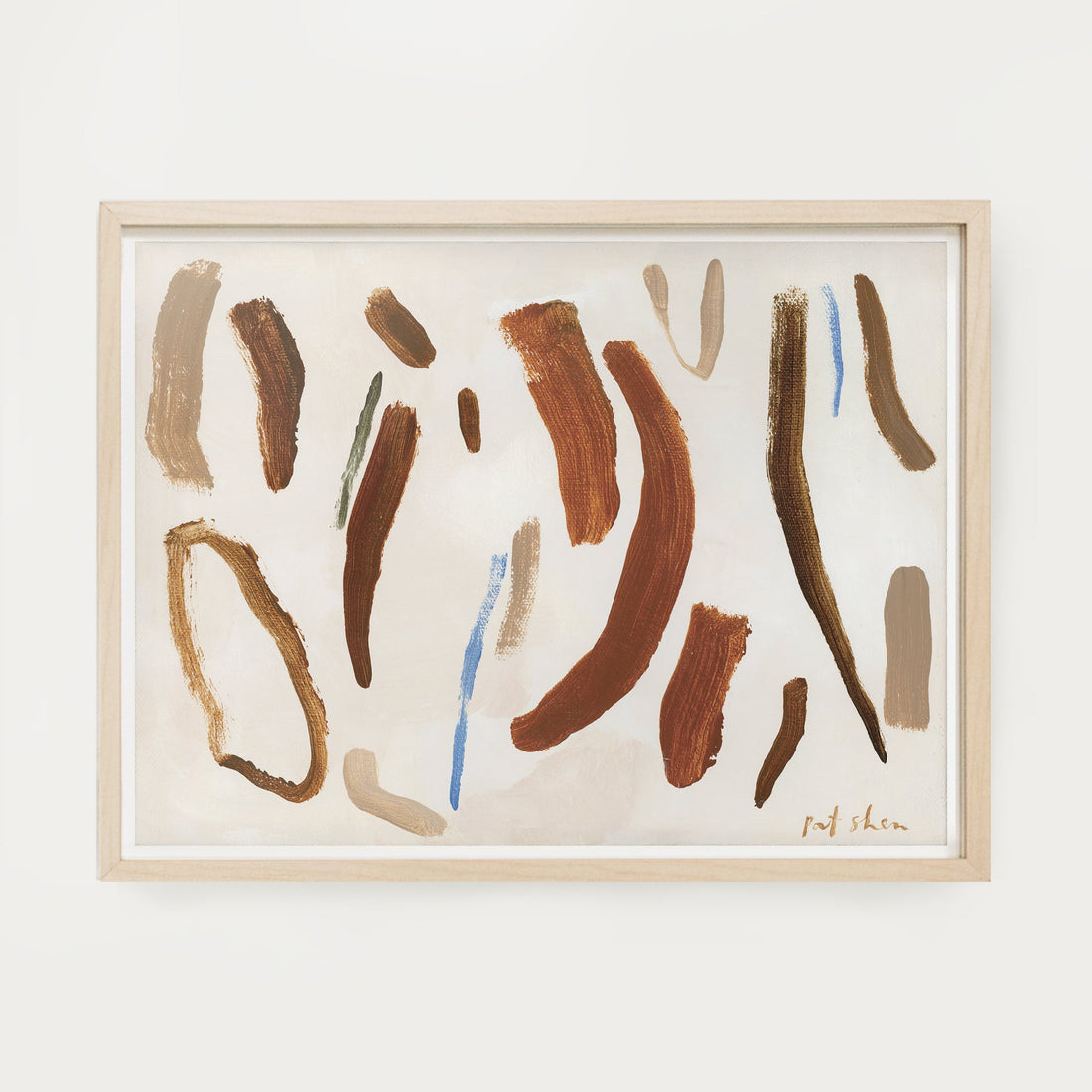 an abstract art print titled still we rise