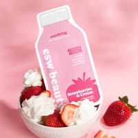 strawberries and cream korean beauty sheet face mask