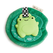 plush frog teether toy for babies