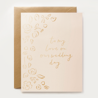 To My Love Florals Card