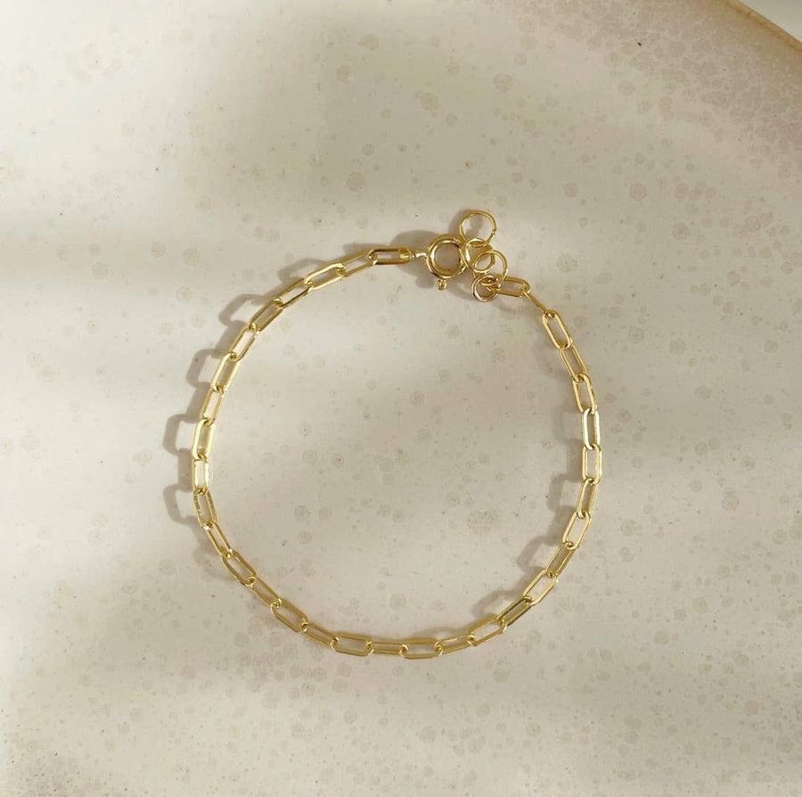 14k gold fill links bracelet 