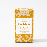 cedarwood, caraway, orange peel, and essential oil shower steamers