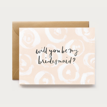 will you be my bridesmaid card