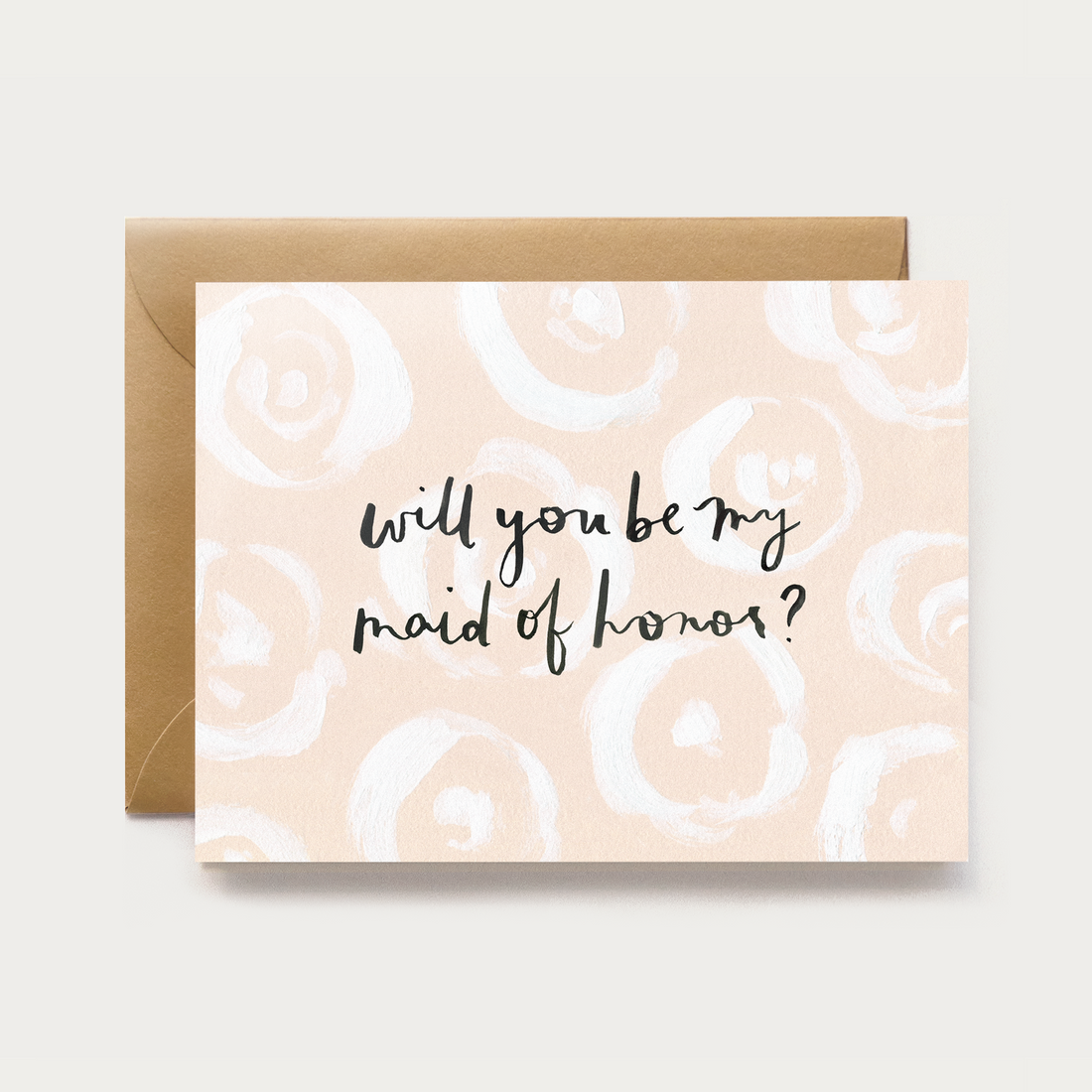 will you be my maid of honor card