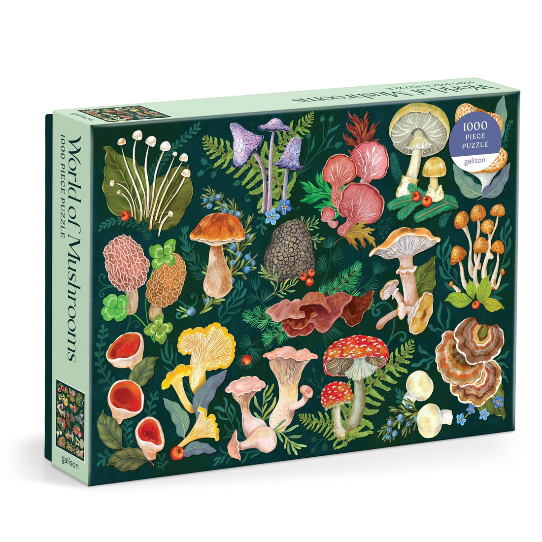 1000 piece mushroom themed puzzle