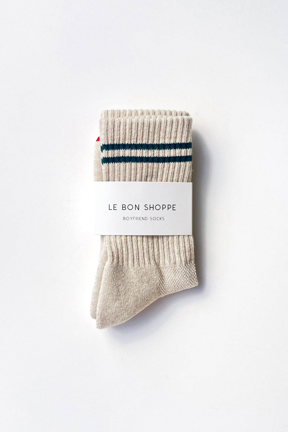 Boyfriend Socks - Parchment