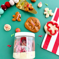 Gingerbread Play Dough-To-Go Kit