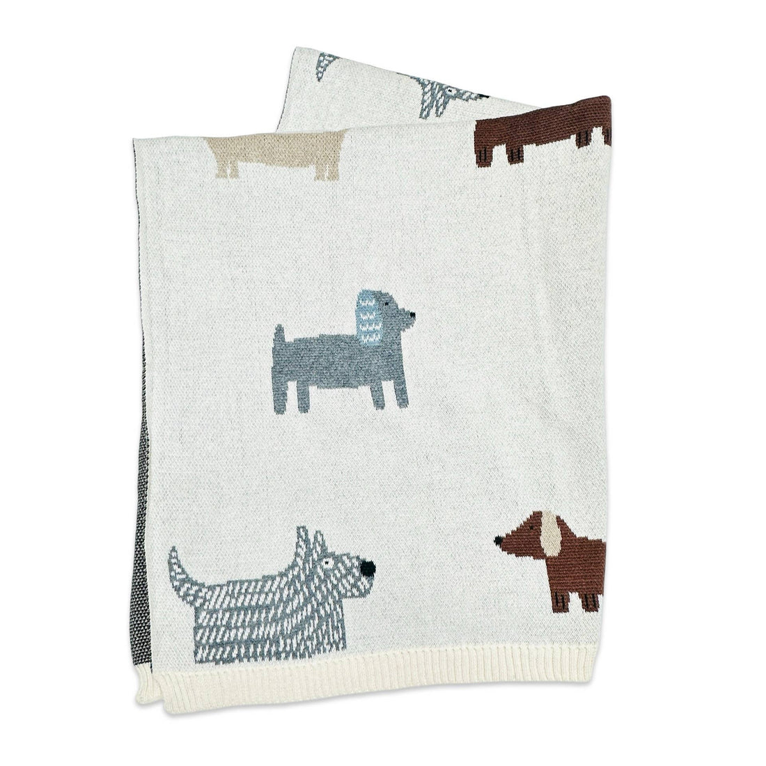 Organic Knit Baby Blanket - Buddy Dog