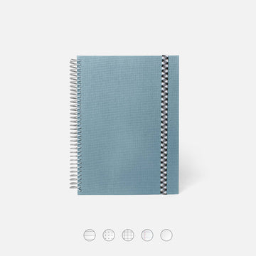 Canvas A5 Notebook - Chambray