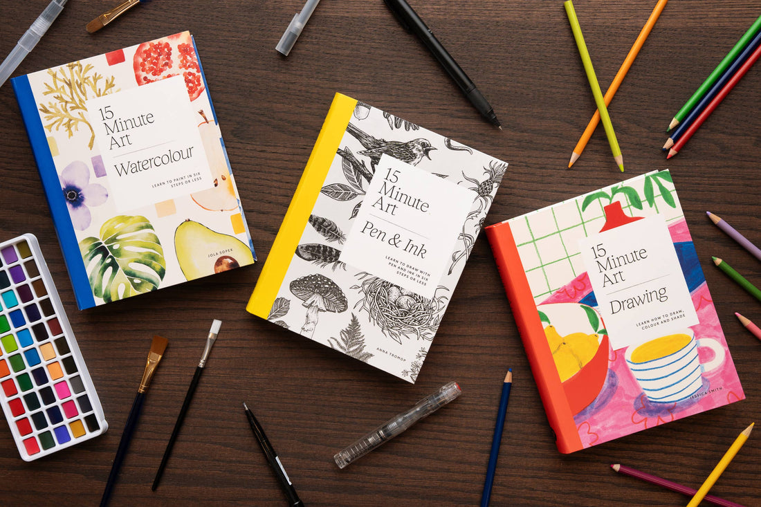 15-minute Art Watercolour Workbook