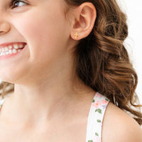 Pip Pop Post Earrings - Cross Stud