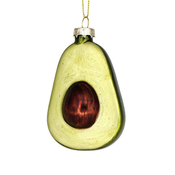glass Avocado-shaped ornament 