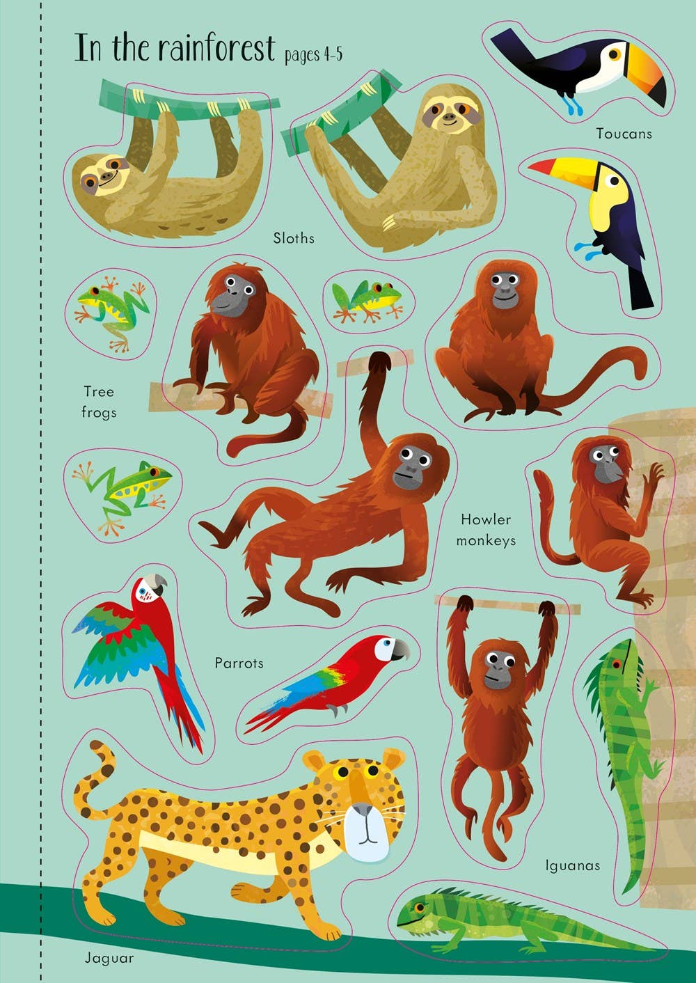 Little First Stickers Book - Animals