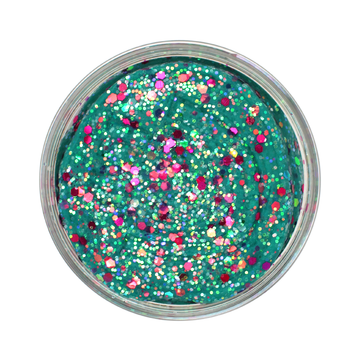 Teal Glitter Play Dough-To-Go Kit