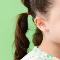 Pip Pop Post Earrings - Blue Enamel Butterfly Stud